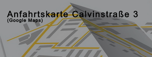 Anfahrtskarte Calvinstraße